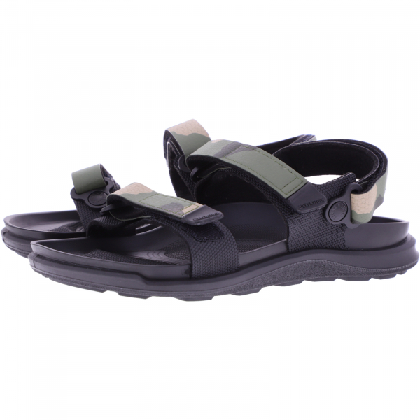 Birkenstock Crosstown / Modell: Kalahari / Schwarz-Camouflage / Weite: Schmal / Art: 1022665 / Damen