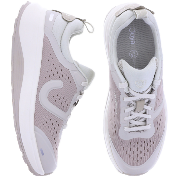 Joya | Miami | Beige-Taupe | Leder-Mesh | Weite: HK | JY120A | Damen Aktiv Schuhe