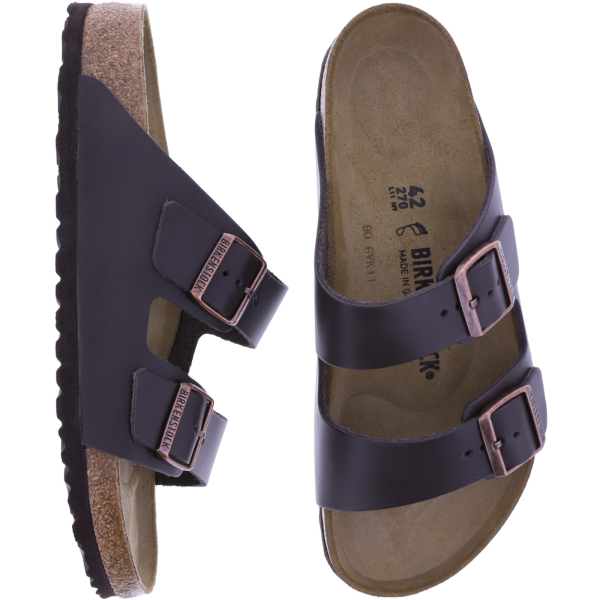 Birkenstock | Arizona | Dunkelbraun | Naturleder | Weite: Normal |  051101 | Unisex