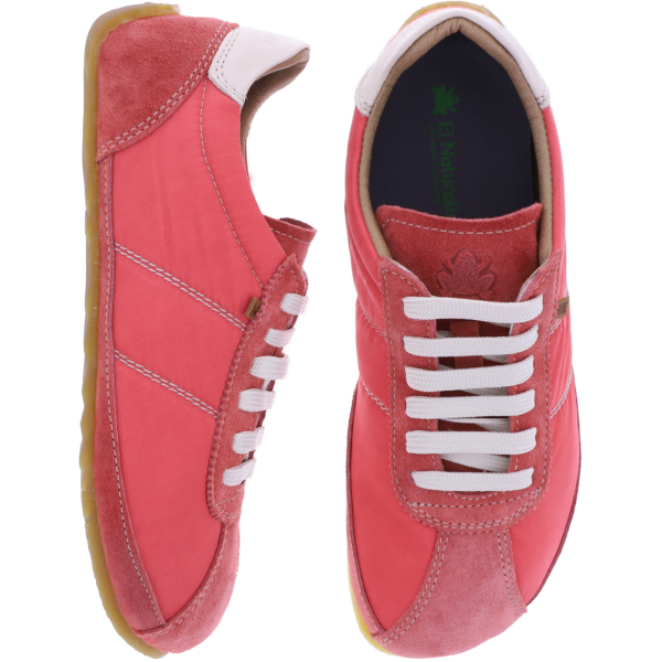 El Naturalista | Ondina | N5935A | Coral-Rot | Leder-Nylon | Damen Barfußschuhe