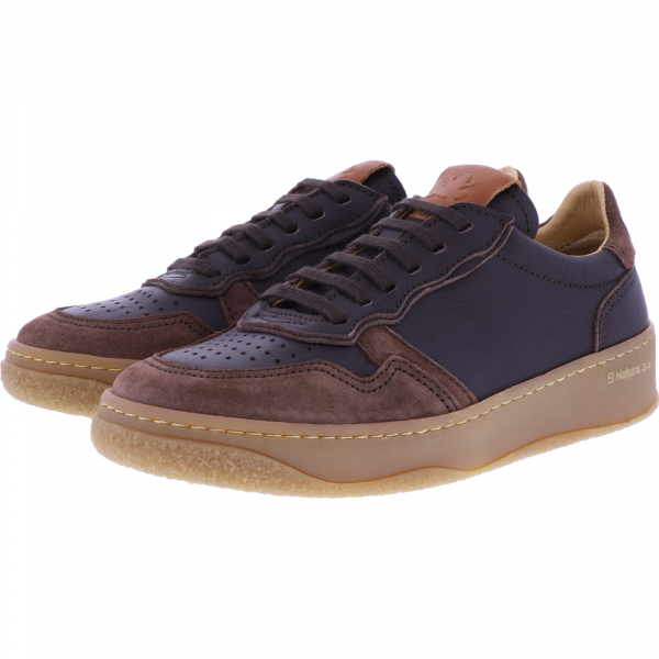 El Naturalista / Modell: N5844 Geo / Brown Wax-Nappaleder & Veloursleder / Unisex Sneakers
