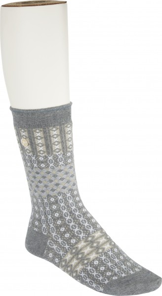 Birkenstock Damen Socken - Cotton Ethno Summer - Gray Melange