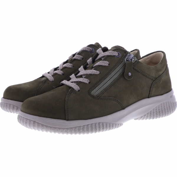 Hartjes Natural / Modell: Ethno Shoe / Olive Nubukleder / Weite: G / 1621801-9100 / Damen Schnürer