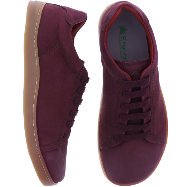 El Naturalista | Origen | N5910L | Burdeos-Bordeaux Nubukleder | Damen Barfußschuhe