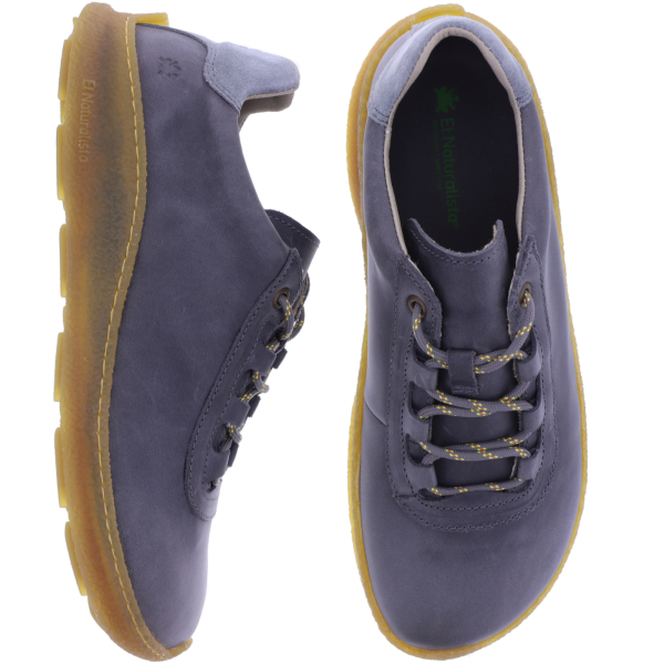El Naturalista | Oroel | N5434 | Denim-Blau geöltes Nubukleder | Herren Barfußschuhe