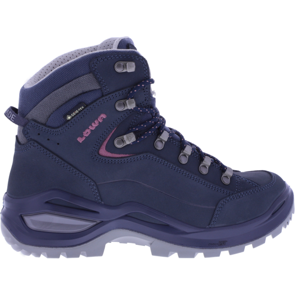 LOWA | Renegade EVO GTX W | Stahlblau-Alt Rosé | Nubukleder | GoreTex | Damen Wanderstiefel