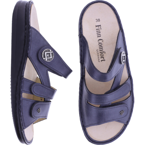 Finn Comfort Agueda Anthrazit 01538-803168 Damen Pantoletten