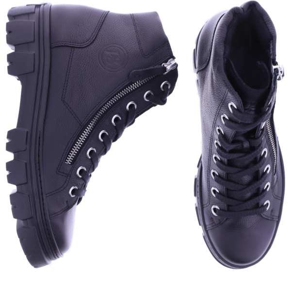 Paul Green | 5210-028 | Schwarz | Weiches Kalbsleder | Damen Booties