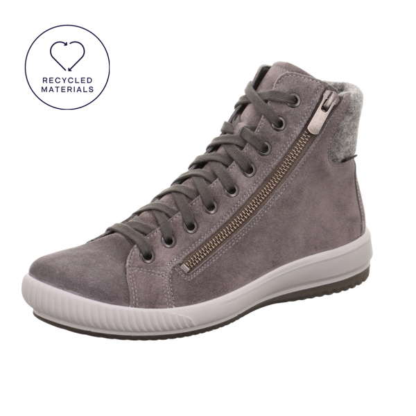 Legero | Tanaro 5.0 | Fumo-Grau | Weite: G | Veloursleder | Damen Stiefeletten