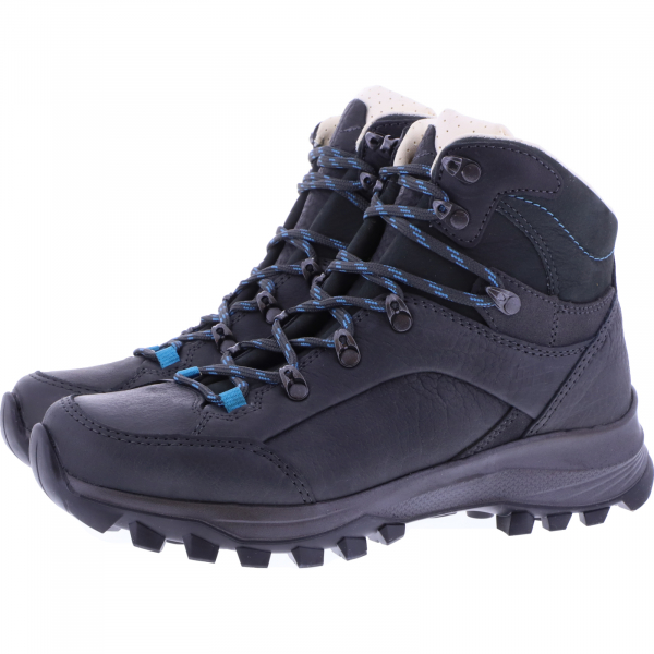 Hanwag / Modell: Bangri / Asphalt-Ocean / Yak-Leder / Damen Wanderstiefel