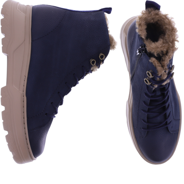 Paul Green | 5497-028 | Ocean-Dunkelblau | Weiches Kalbsleder | Damen Booties