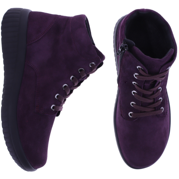 Fidelio | Genny | Prugna-Lila | Nubukleder | Multistretch | Weite: G½ | Damen Bootie