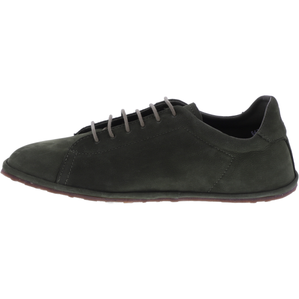 El Naturalista Bare N5671 Kaki grün Nobuck Lavado Herren Leder Barfußschuhe