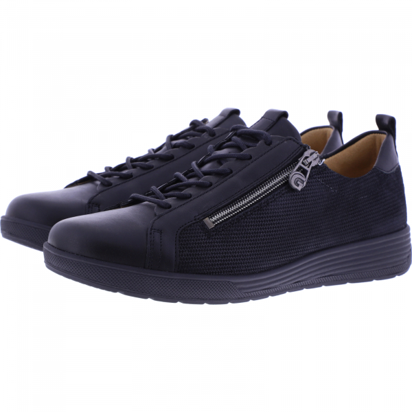 Ganter Sensitiv / Klara / Schwarz Leder / Weite K / Leder / Art: 4-208101-0100 / Damen Schnürer