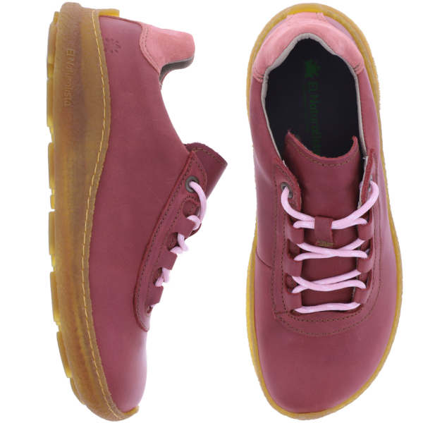El Naturalista | Oroel | N5434 | Blush-Rosa geöltes Nubukleder | Damen Barfußschuhe