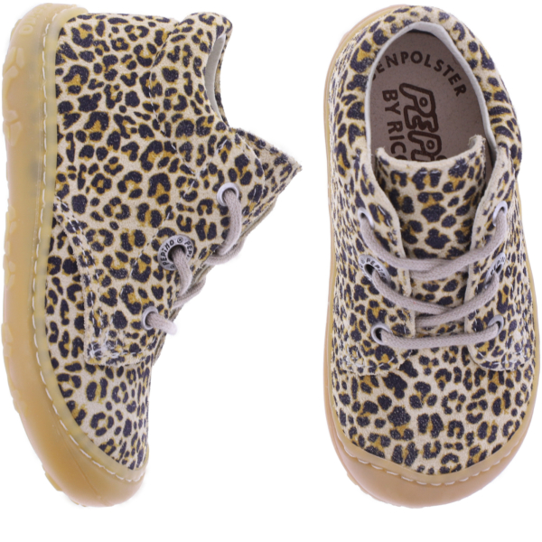 Pepino by Ricosta | Dots | Desert-Leoprint | Mittel | Leder | Lederfutter | Kinder Lauflerner
