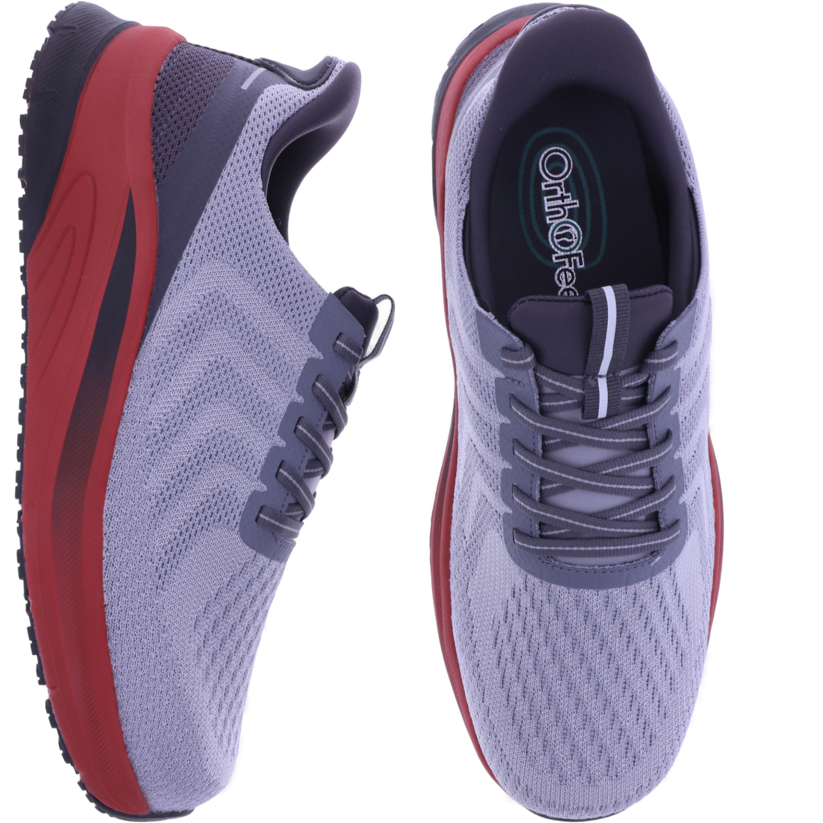 Herren-Sneaker Komfort AirNet Grau