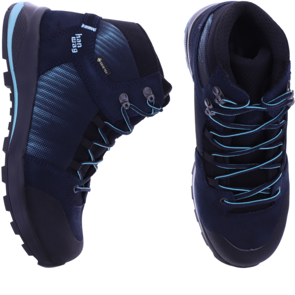 Hanwag | Modell: Klarsby Bunion Lady GTX | Navy-Sky | GoreTex | Damen Wanderstiefel