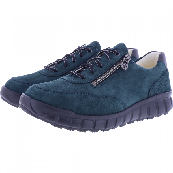 Ganter / Evo / Pacific Grün Casualvelours / Weite: H / Kalbsleder / 6-201462-9700 / Damen Schnürer