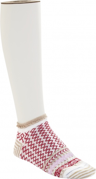 Birkenstock Damen Sneaker Socken - Cotton Ethno Summer Sneaker - Barberry