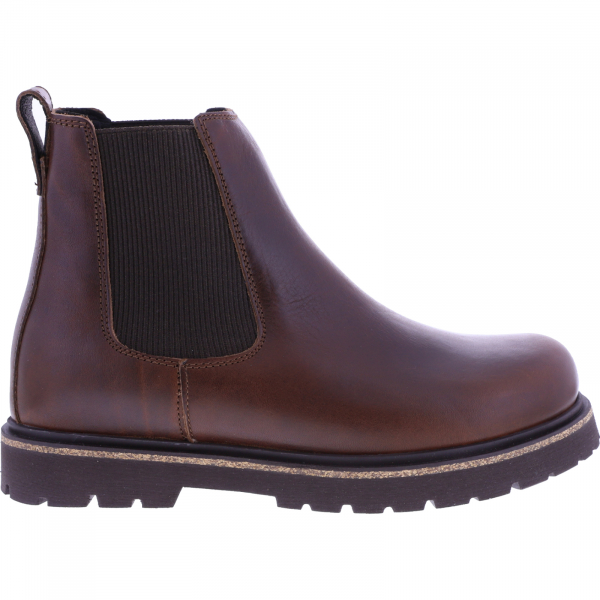 Birkenstock / Modell: Highwood / Chocolate Naturleder / Weite: Normal / 1025718 / Herren Chelse-Boot