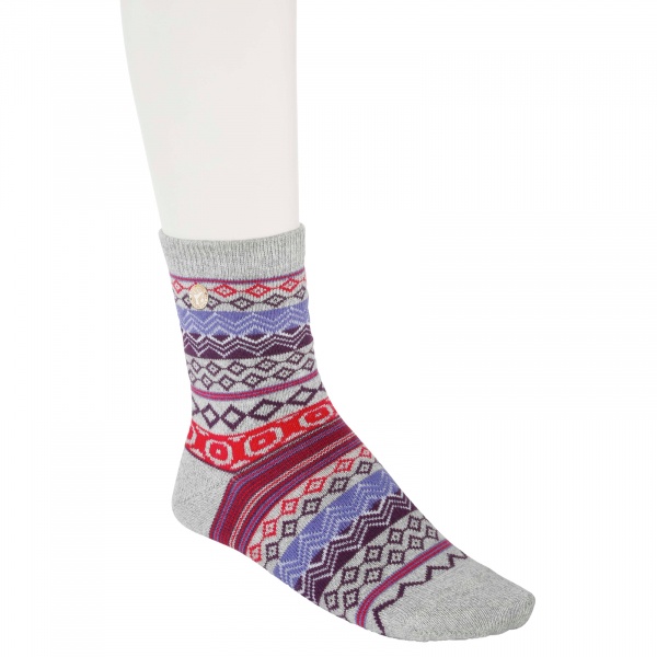 Birkenstock Damen Socken - Cotton Jacquard - Light Gray