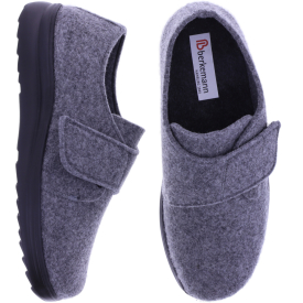 ONCAI Hausschuhe Für Herren Mit Filz & Memory Foam – Kuschelig Warm, Mit Gummisohle
