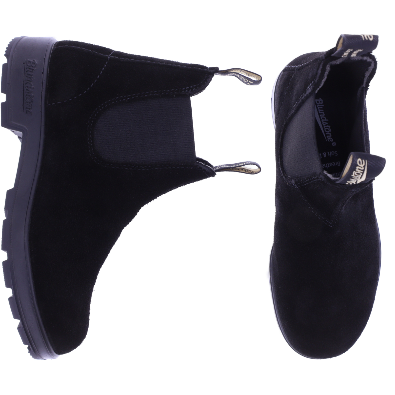 Blundstone | 2405 | Schwarz Veloursleder | Premiumleder | Original 500er Serie | Chelsea Boots