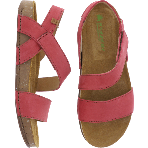 El Naturalista | Balance | N5791 | Frambuesa-Rot | Kalbsleder | Damen Sandalen