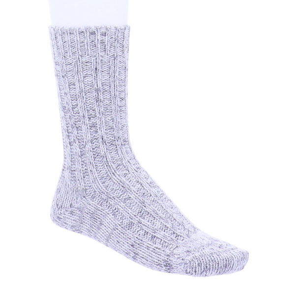 Birkenstock Damen Socken - Cotton Bling Glitzer-Socken - Hellgrau Meliert