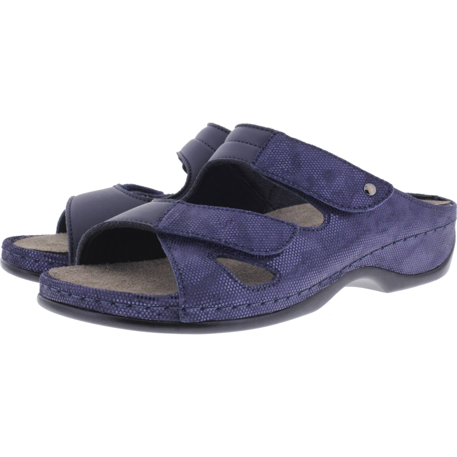 Berkemann / Modell: Janna / Blau-Waben Leder/Stretch / Form: Melbourne / Art: 01027-319 / Damen