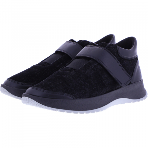 Berkemann / Modell: Corinne / Mitternachtsschwarz Nappa-Stretch / Form: Valencia / Art: 03701-889 / Damen