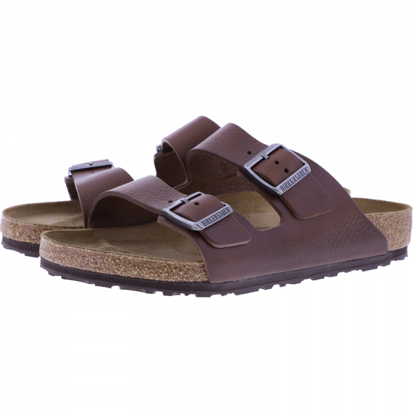 Birkenstock / Modell: Arizona / Vintage Wood Roast Braun Leder / Weite: Normal / Art: 1023117 / Herr