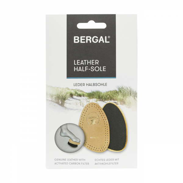 Bergal / Leder Halbsohle mit Aktivkohlefilter