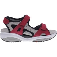 Xsensible Stretchwalker / Modell: Chios / Rot-Beige / Leder / Art: 300501-701 / Damen Sandalen