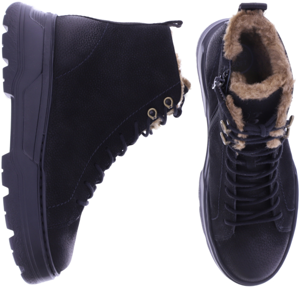 Paul Green | 5497-038 | Schwarz | Weiches Kalbsleder | Damen Booties