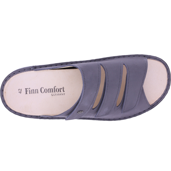 Finn Comfort - Korfu - Street-Grau Leder - Wechselfussbett