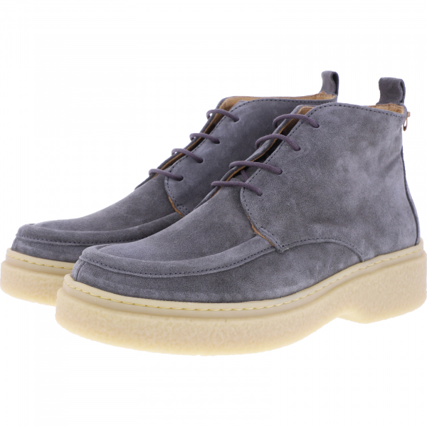 El Naturalista / Modell: N5902S Arpea / Grafito-Grau Kalbsveloursleder / Damen Stiefeletten