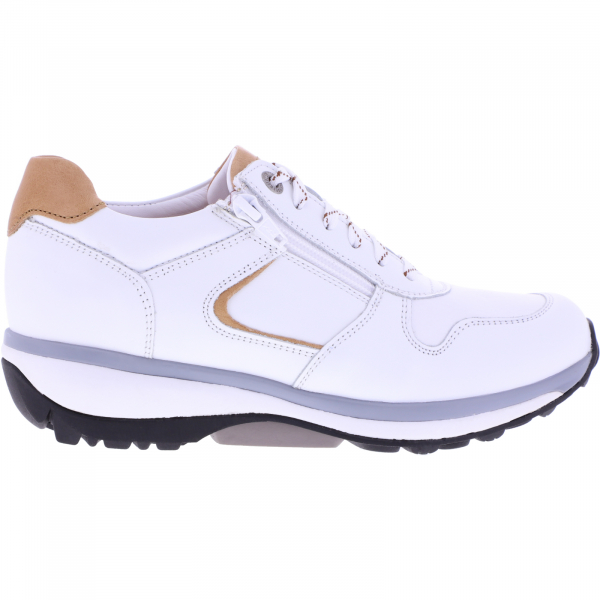 Xsensible Stretchwalker / Modell: Jersey / White/Cognac / Art: 300423-147 / Damen Sneakers