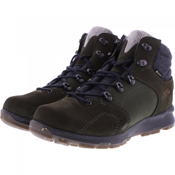 Hanwag / Modell: Tolva Mid Lady GTX / Sepia-Asphalt / Gore-Tex / Damen Wanderstiefel