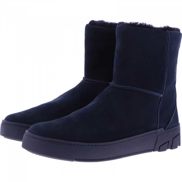 Ganter / Giulietta / Navy Softnubuk / Lammfellfutter / Weite: G / Wechselfußbett / 4-204172-3100 / D