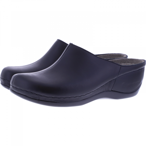 Berkemann / Modell: Jada / Schwarz Kalbsleder / Leisten: Canbera / Art: 01753-903 / Damen Clogs