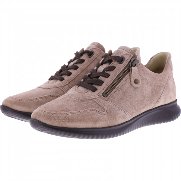 Hartjes / Modell: Breeze / Sand-Schlamm-Veloursleder / Weite: G / 1621136-0435 / Damen Sneakers