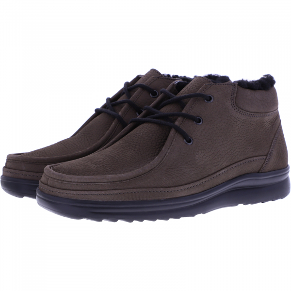 Berkemann / Modell: Jan / Erdbraun Prägenubukleder / Leisten: Baden / Art: 05502-758 / Herren Stiefelette