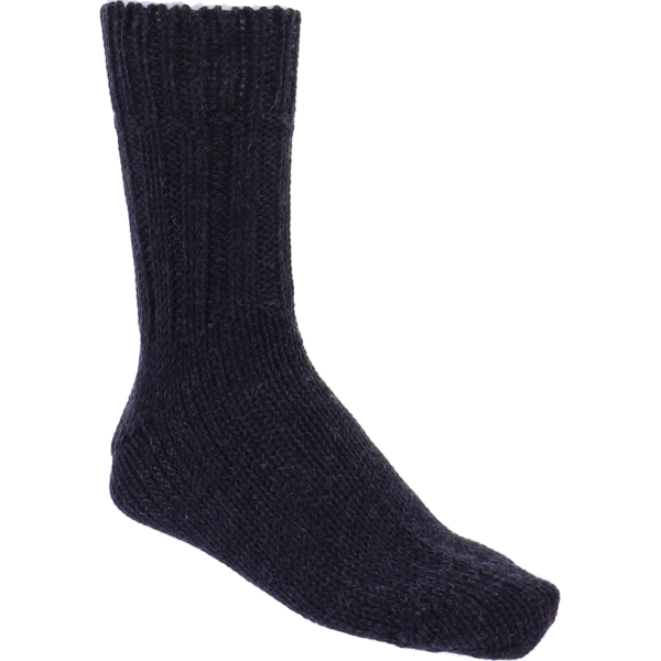 Hirsch Natur | Extra Dicke Socken | Anthrazit | 100% Schurwolle