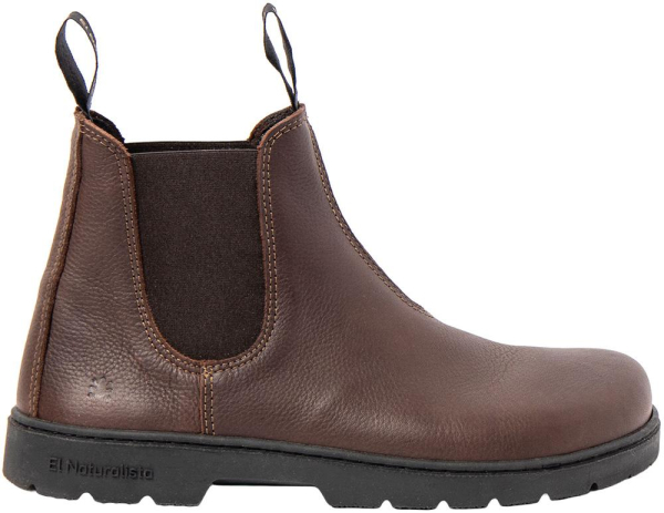 El Naturalista | Nomada | N5262A | Dunkelbraun Kalbsleder | Barfuß-Chelsea-Boots