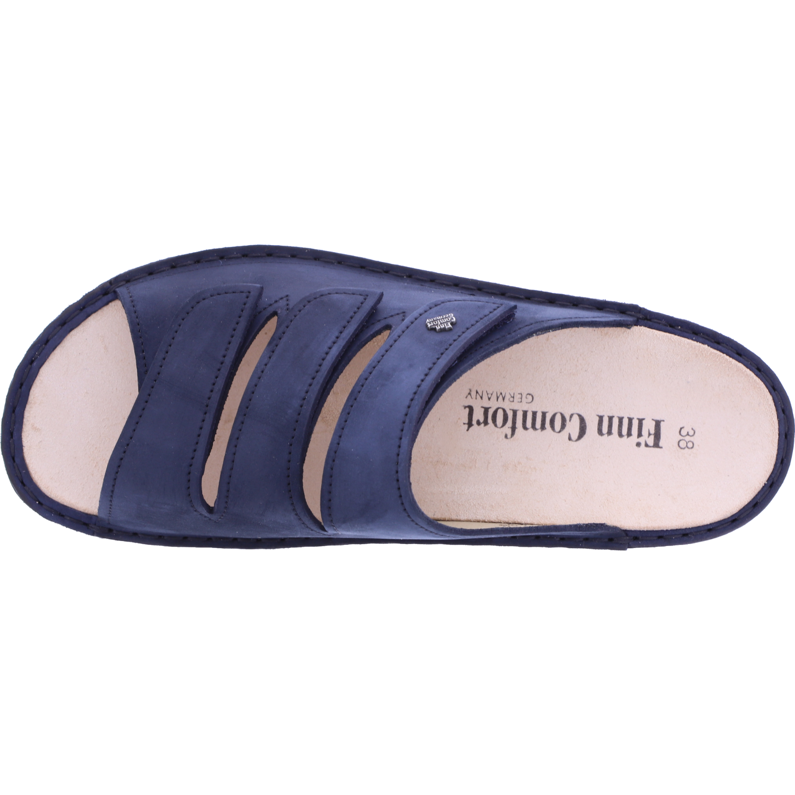 Finn Comfort Korfu Marine Blau Leder Wechselfussbett Unisex finn-comfort-korfu-marine-blau-leder-wechselfussbett-unisex