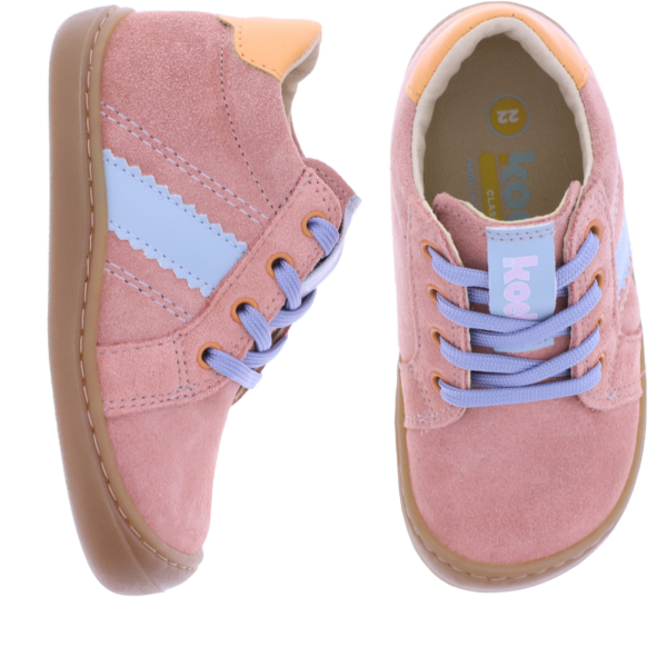 Koel Kids | Blake | Pink-Rosa-Blau | Leder | Kinder Barfußschuhe