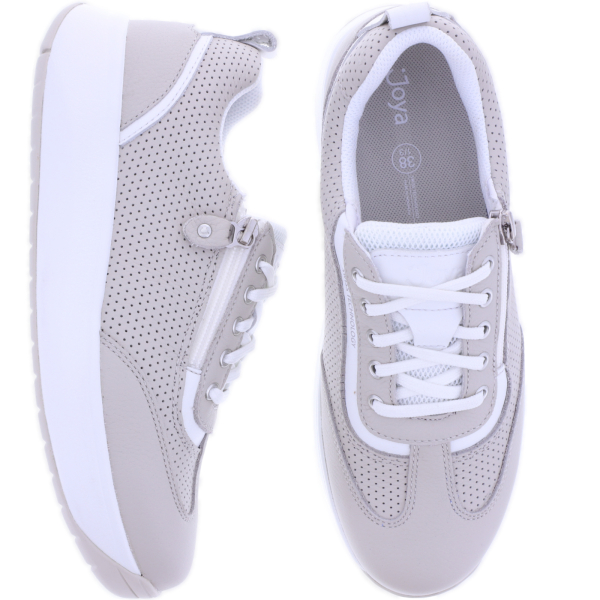 Joya | Laura | Light Beige | Leder | Weite: H | JY082A | Damen Aktiv Schuhe