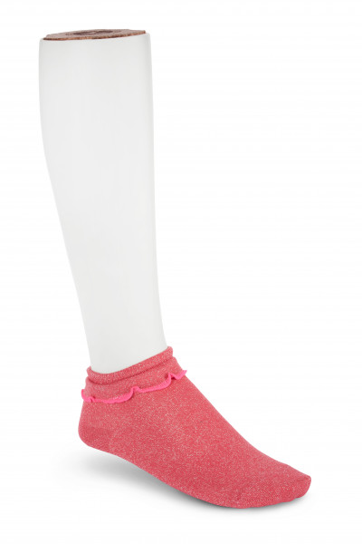 Birkenstock Damen Socken - Cotton Bling Lace Sneaker - Raspberry